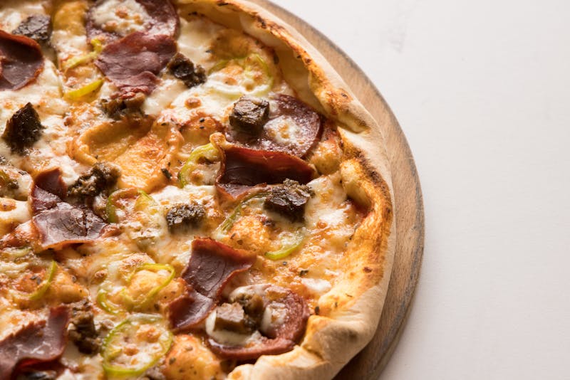 Meat Lovers Pizza with sausage and bacon