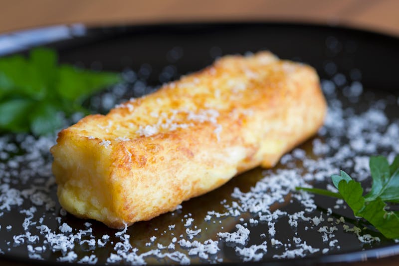 Mozzarella Sticks with golden breading